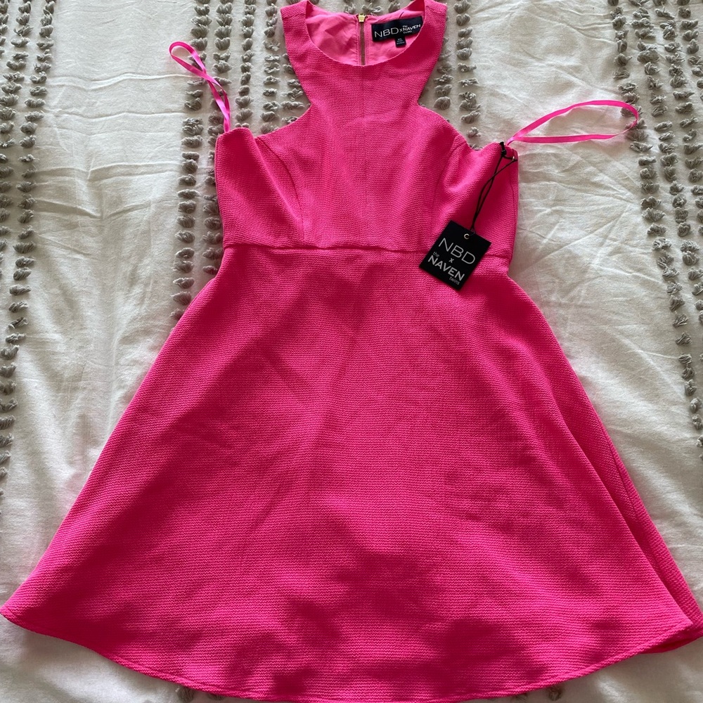 BRAND NEW, NEVER WORN, TAGS ON A-line dress